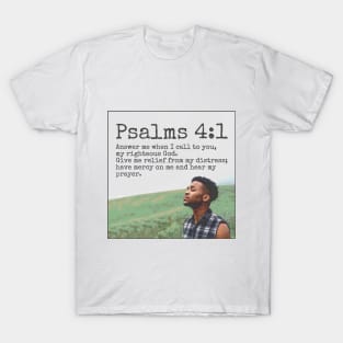 Psalms 4:1 T-Shirt